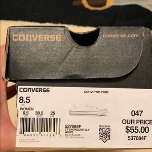 Converse shoreline slip tennis shoes